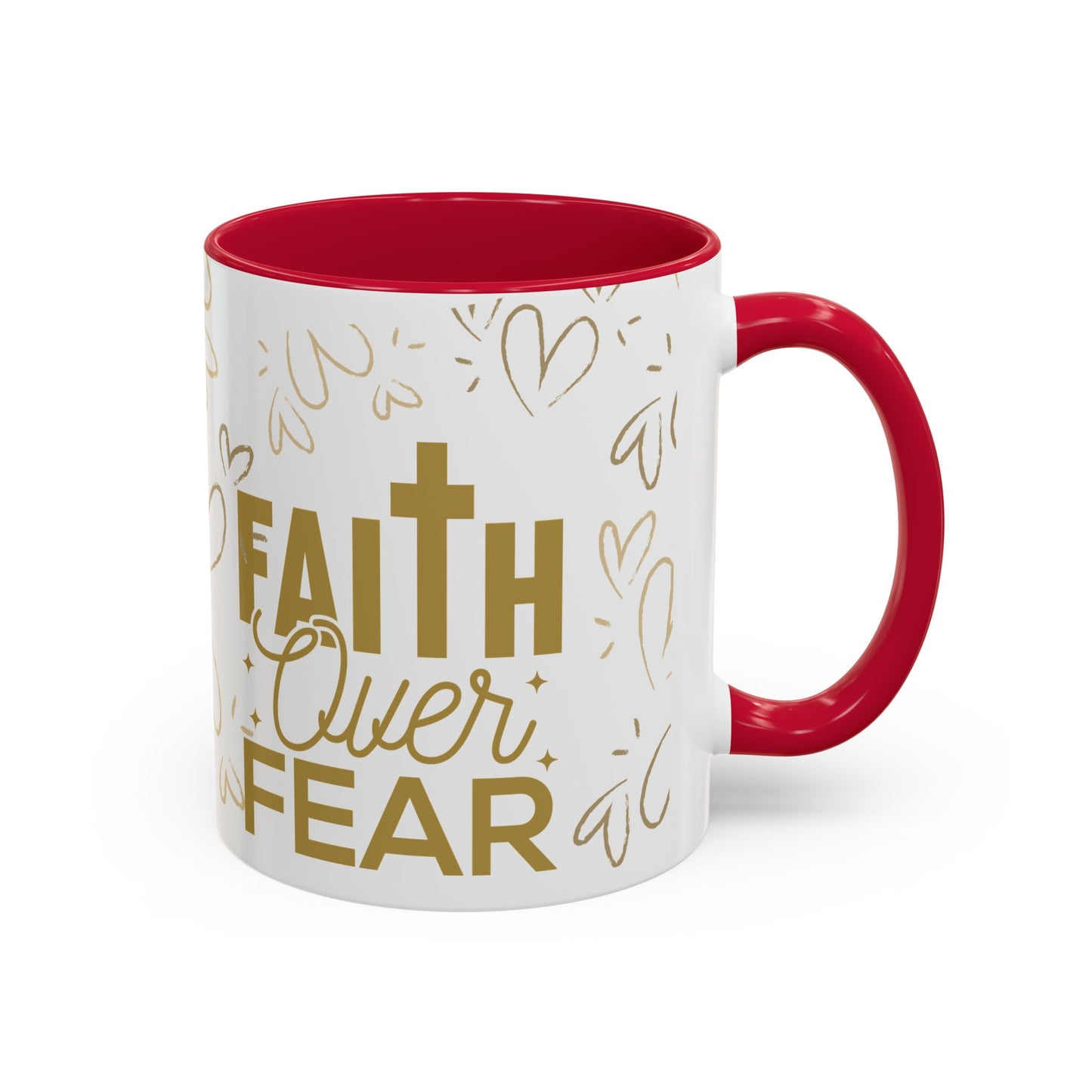 FAITH OVER FEAR-Colorful Mugs