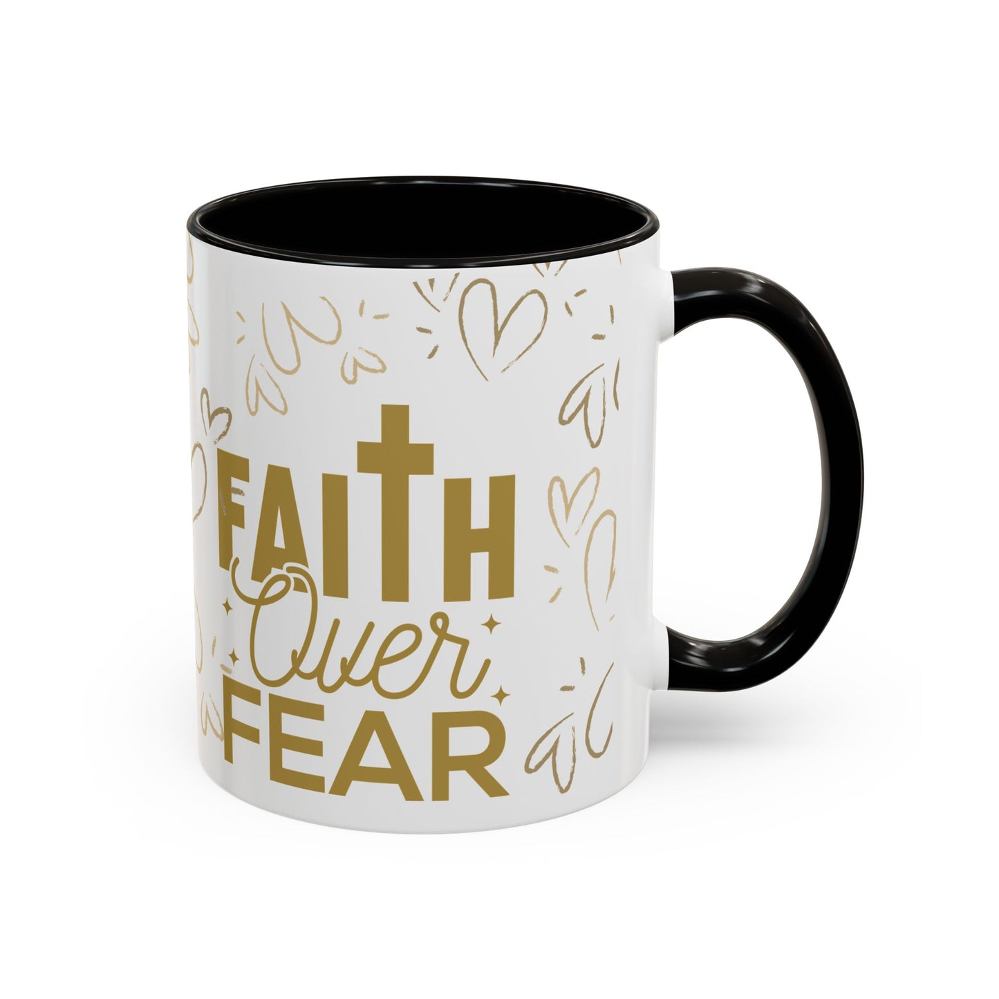 FAITH OVER FEAR-Colorful Mugs