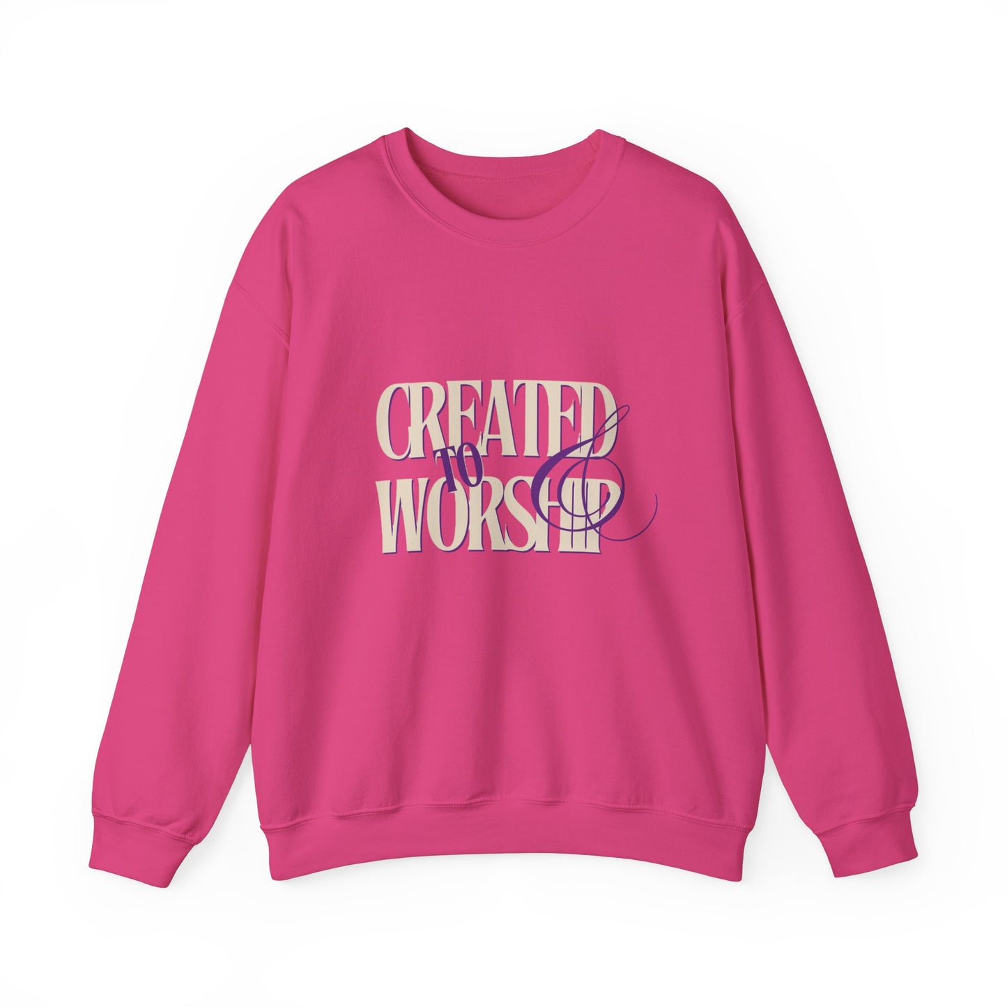 Created To Worship- Crewneck Sweatshirt