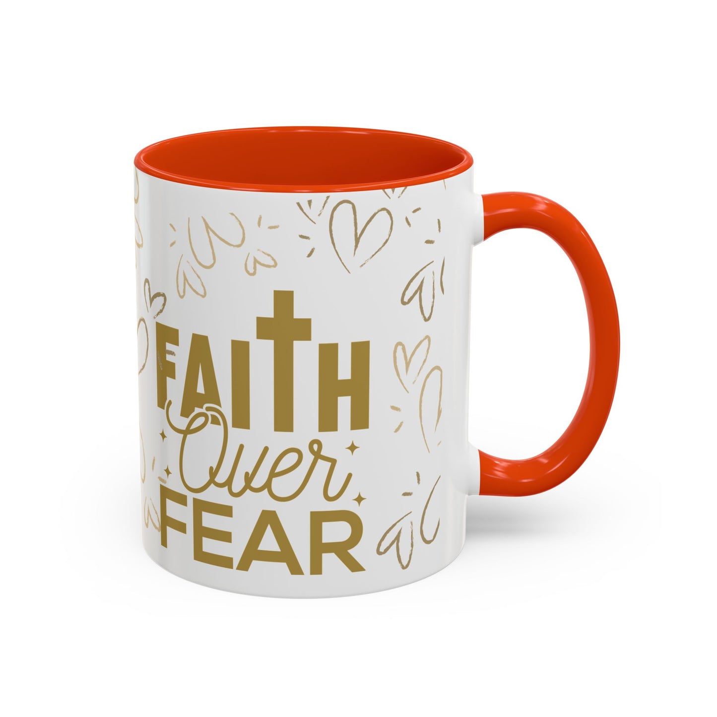 FAITH OVER FEAR-Colorful Mugs