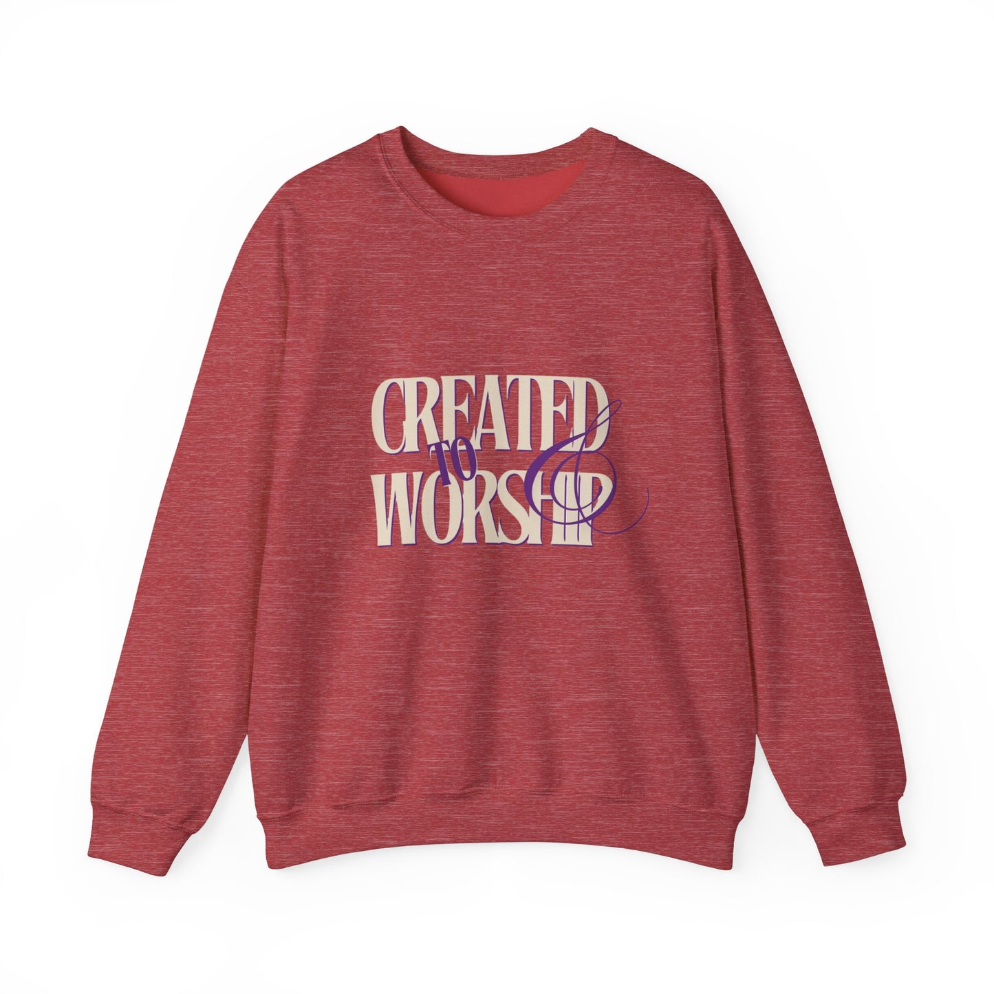 Created To Worship- Crewneck Sweatshirt