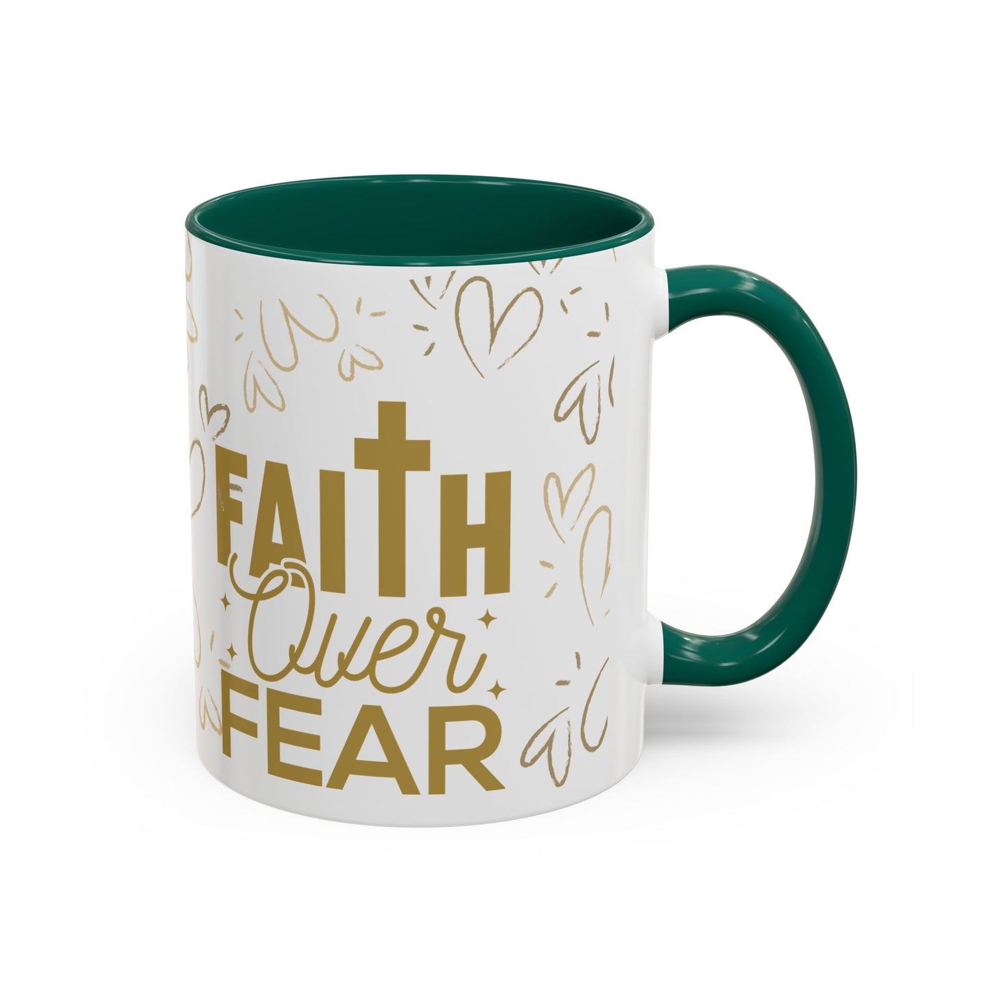 FAITH OVER FEAR-Colorful Mugs