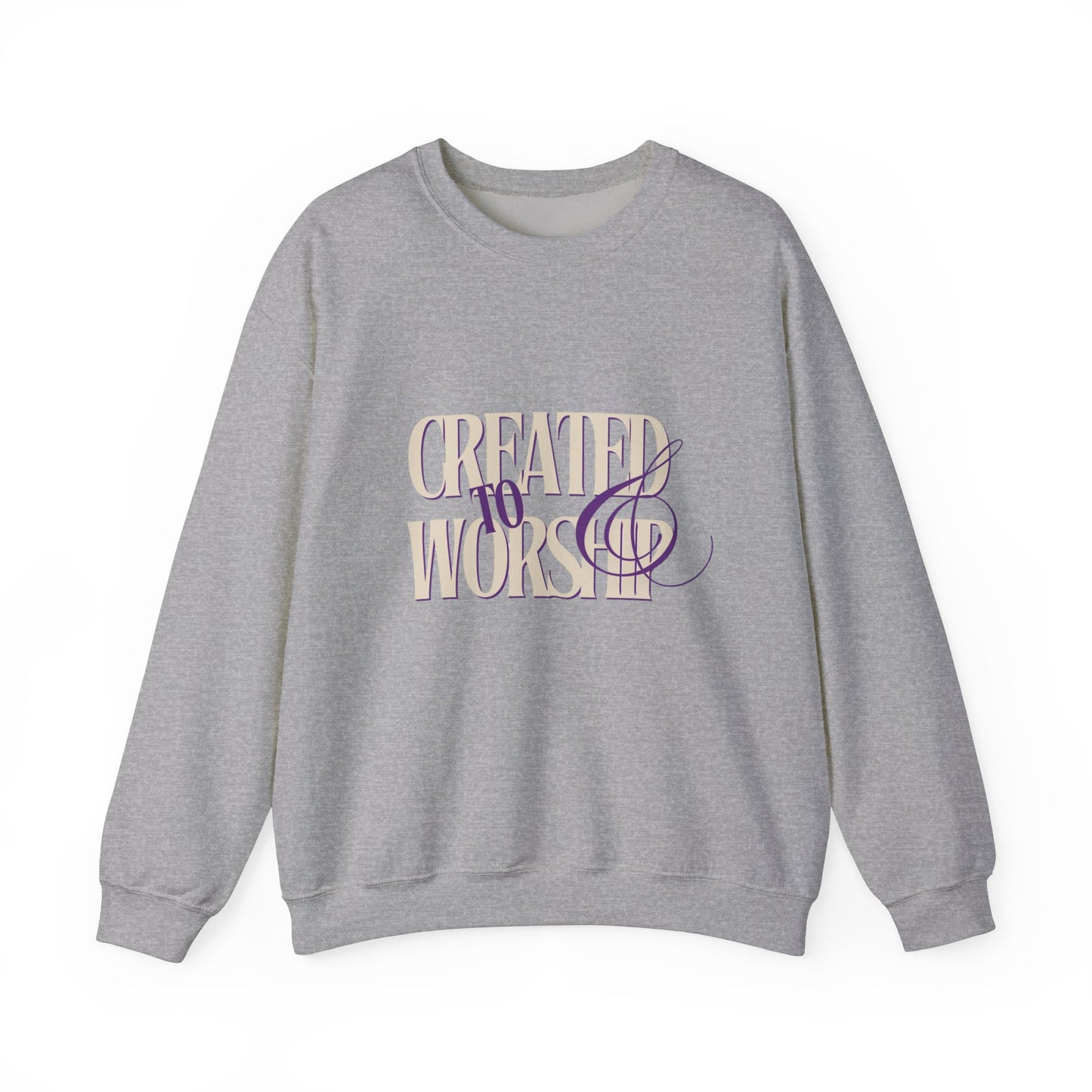 Created To Worship- Crewneck Sweatshirt
