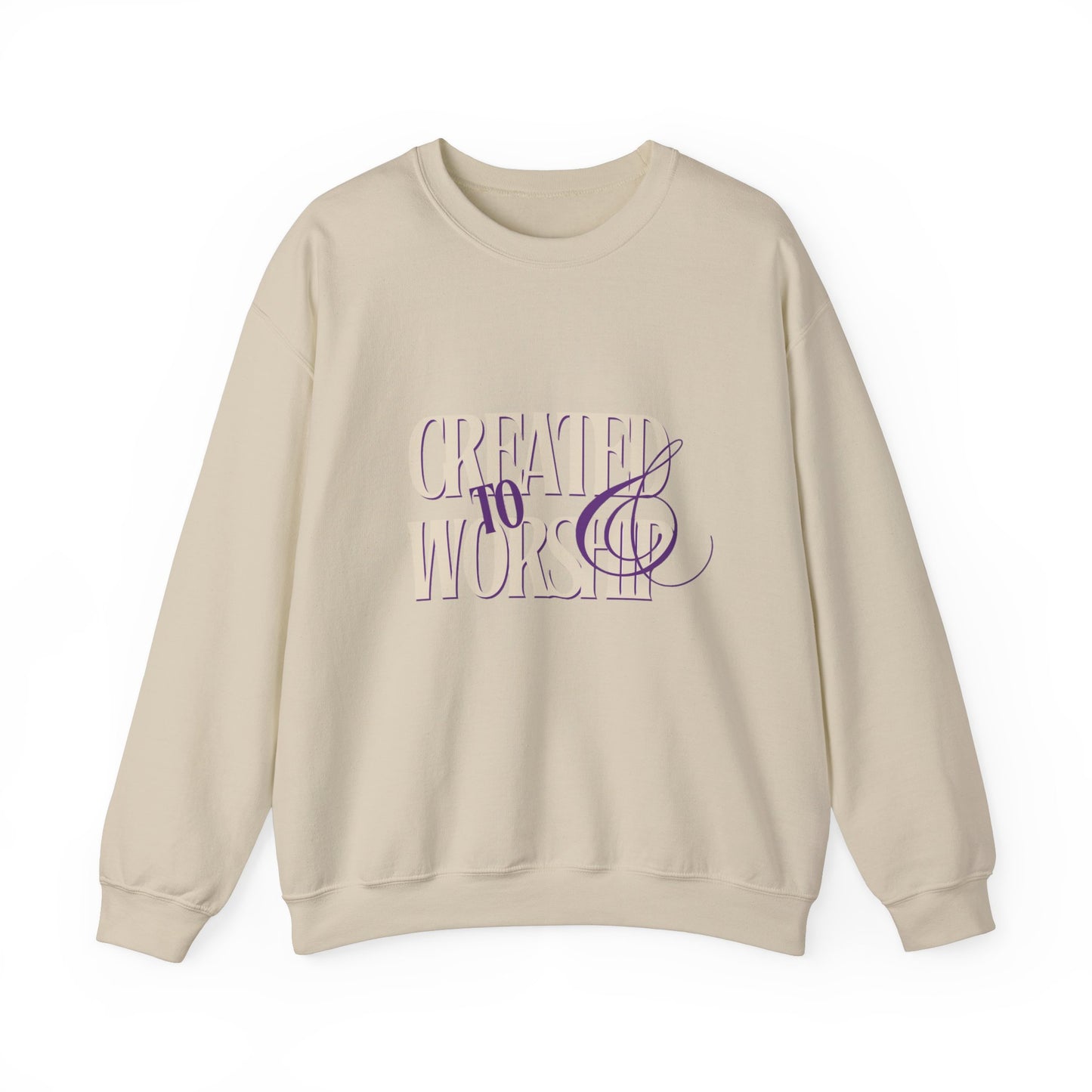 Created To Worship- Crewneck Sweatshirt