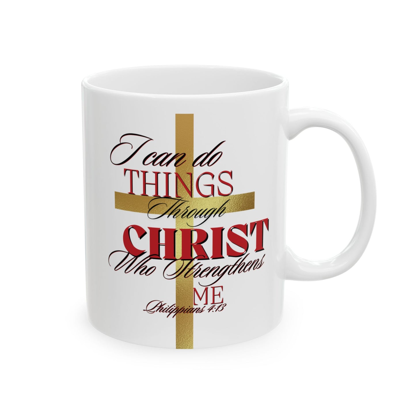 Philippians 4:13 Mug