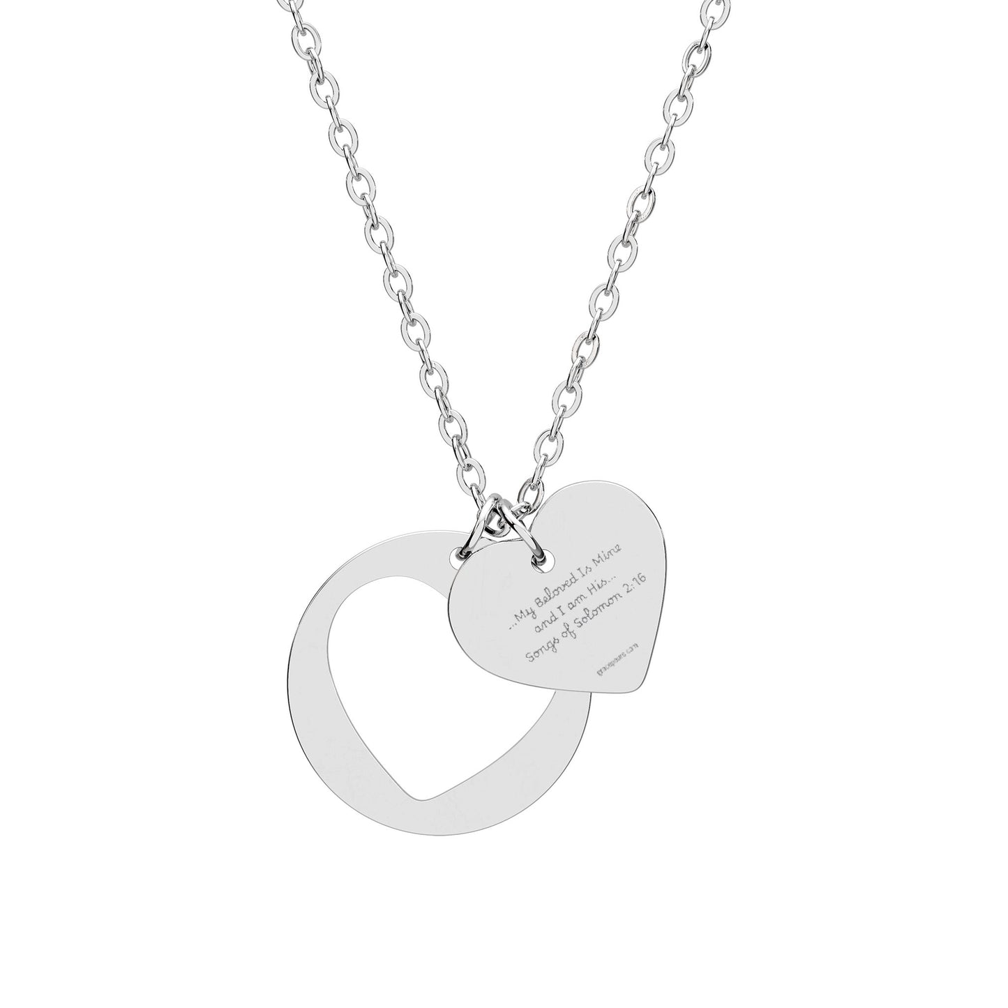 "My Beloved Is Mine"- Heart Necklace
